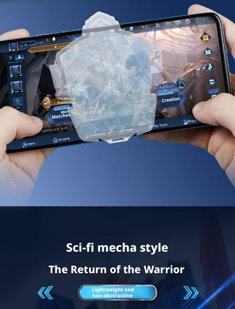 Mecha Warrior TEC RGB Magnetic Phone Cooler