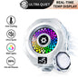 Octagonal RGB Semiconductor Phone Cooler with Temp Display | Ultra Quiet Gaming Phone Radiator