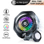 Octagonal RGB Semiconductor Phone Cooler with Temp Display | Ultra Quiet Gaming Phone Radiator