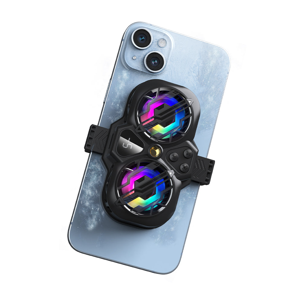 Dual-Core RGB Mobile Phone Cooler.K11