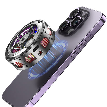 Ice-Lock Magnetic Phone Cooler | RGB Lighting | AI Smart Temperature Control