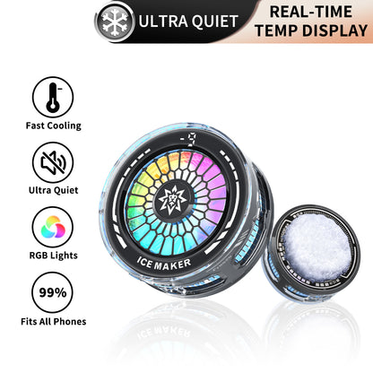 RGB Magnetic Semiconductor Phone Cooler – ICE MAKER