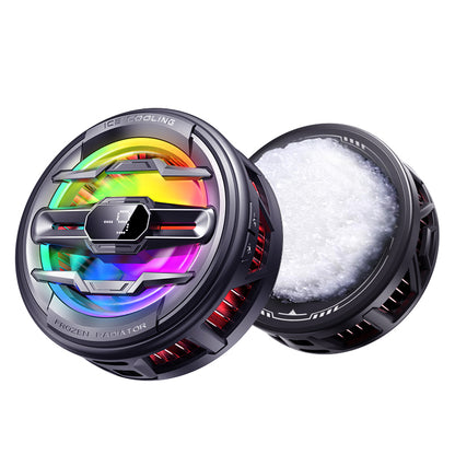 K22 Magnetic Ice-Cooling Phone Cooler – 15W High Power, RGB Lights, AI Temp Control