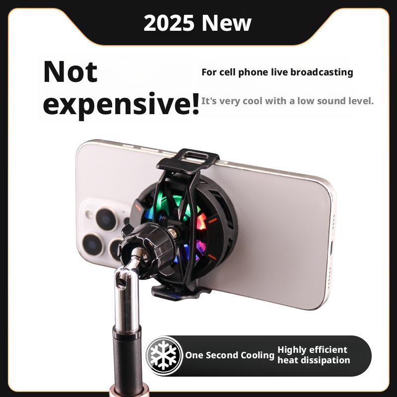 Magnetic Phone Cooler for Live Streaming – Silent, Fast Cooling with Screw Mount