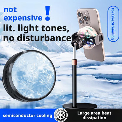 Magnetic Phone Cooler for Live Streaming – Silent, Fast Cooling with Screw Mount