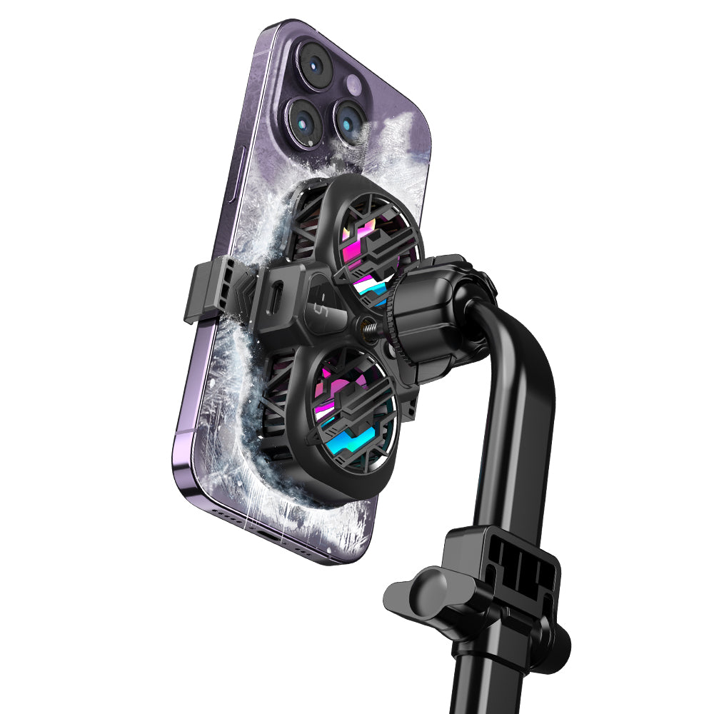 Dual-Core RGB Mobile Phone Cooler.K11