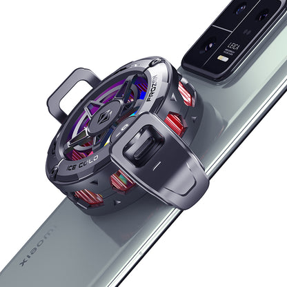 Ice-Lock Magnetic Phone Cooler | RGB Lighting | AI Smart Temperature Control