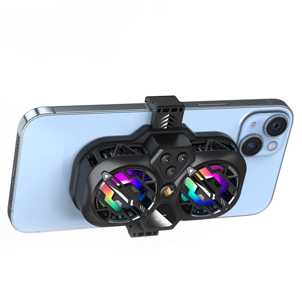 Dual-Core RGB Mobile Phone Cooler.K11