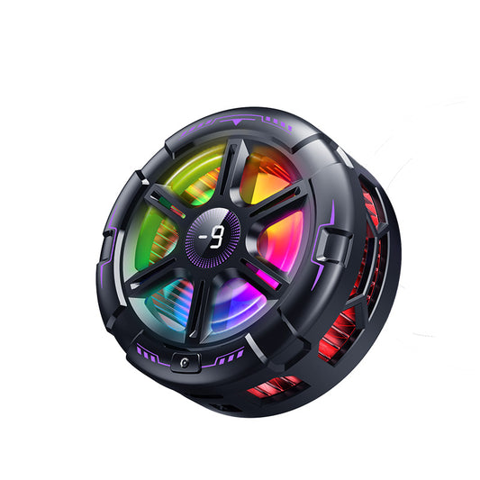 K21 Magnetic & Clip Ice-Cooling Phone Cooler – 15W High Power, RGB Lights, AI Temp Control