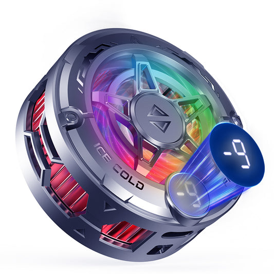 Ice-Lock Magnetic Phone Cooler | RGB Lighting | AI Smart Temperature Control
