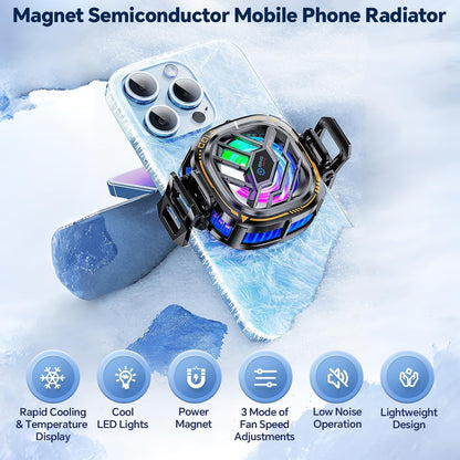 Real Ice Cooling · TEC Quad-Core Magnetic Phone Cooler