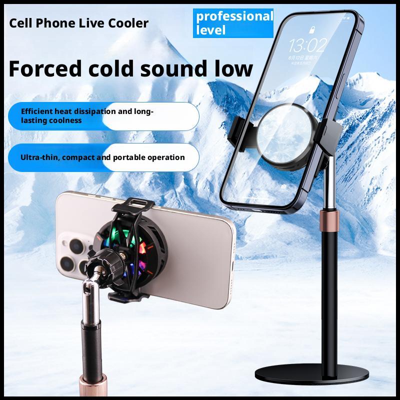 Magnetic Phone Cooler for Live Streaming – Silent, Fast Cooling with Screw Mount