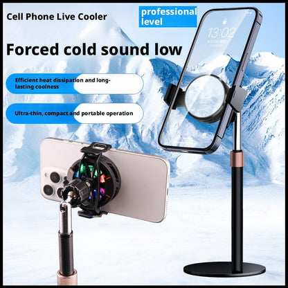 Magnetic Phone Cooler for Live Streaming – Silent, Fast Cooling with Screw Mount