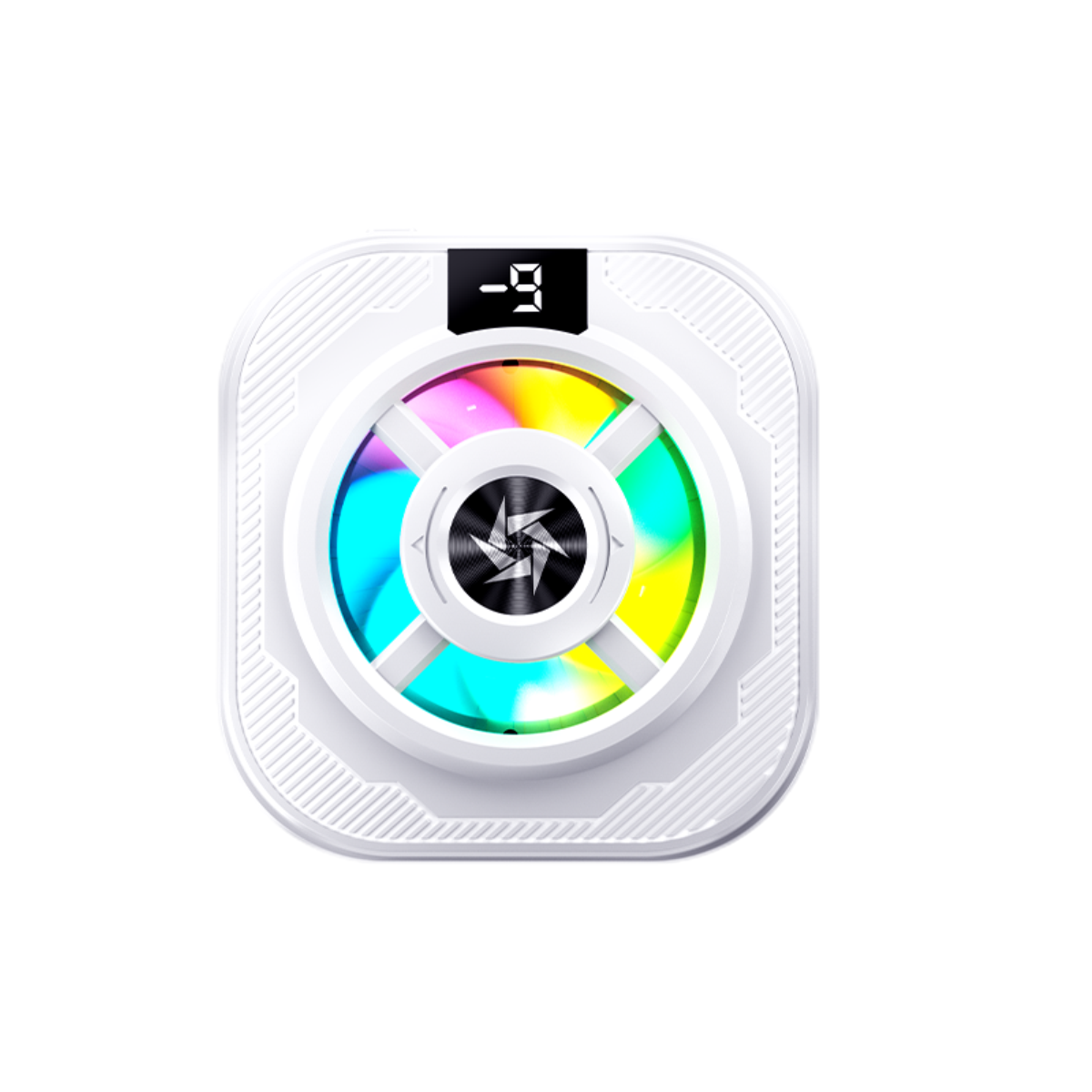 Square RGB Semiconductor Phone Cooler with Temp Display L39