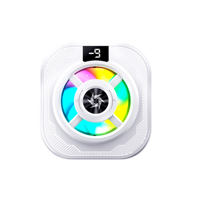Square RGB Semiconductor Phone Cooler with Temp Display L39